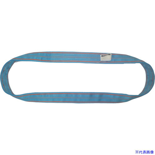 ■TESAC ブルースリング(JIS4等級・エンドレス形)荷重6.3t 全長0.75m 4N75X0.75(4027184)[送料別途見積り][法人・事業所限定][外直送]