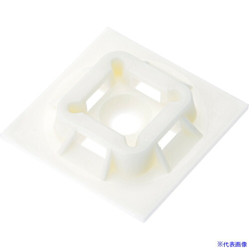 ■PANDUIT マウントベース M3ねじ止め 難燃性白 (500個入) ABM100S6D69(4036484)｜ファーストFACTORY