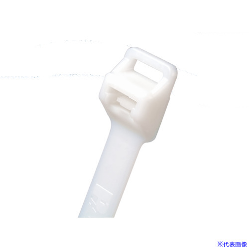 ■PANDUIT ナイロン結束バンド ナチュラル (100本入) 幅12.7mm PLT6EHC(4037456)