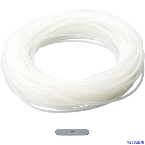■PANDUIT スパイラルラッピング ナイロン66 ナチュラル T25NC(4038207)｜ファーストFACTORY