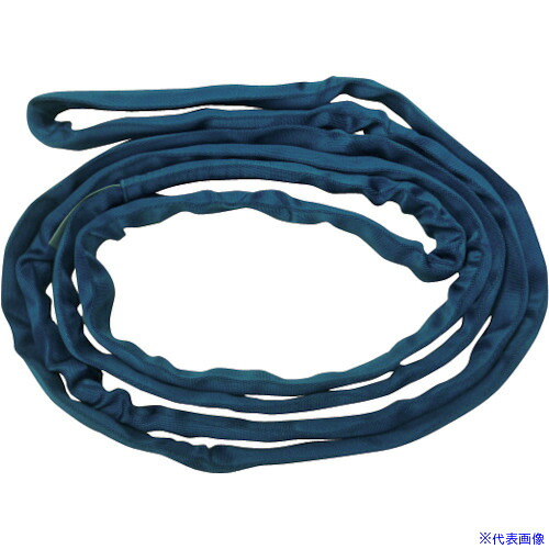 ■TESAC ブルースリングソフトN形(エンドレスタイプ)荷重1.6t全長3.5m(JIS規格品) TBSN1.6TX3.5M(4044519)[送料別途見積り][法人・事業所限定][外直送]