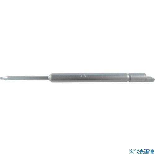 ■近江 小型精密用ドライバービット Φ4Dカット差込 へクスウェーブビット 刃先T4 全長64mm 段付Φ1.8×20 V05TT4641.8(4061365)×10