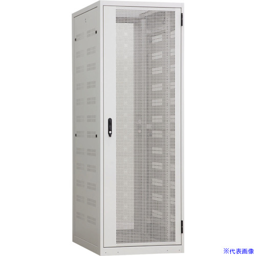 ■摂津金属工業 サーバーラック SSR2シリーズ ホワイトグレイ 700&times;2000&times;1100 SSR242U70B0VW(4064804)[送料別途お見積り][法人限定][直送]｜ファーストFACTORY