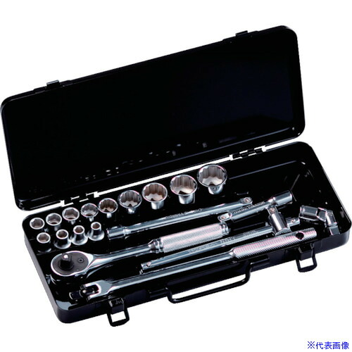 ■スーパー ソケットレンチセット 差込角9.5mm(3/8インチ)入り数:19 N313S(4093313)｜ファーストFACTORY 7,616円