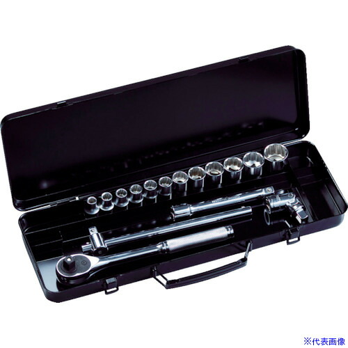■スーパー ソケットレンチセット 差込角12.7mm(1/2インチ)入り数:16 N412S(4093330)|ファーストFACTORY