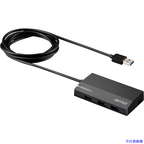 ■BUFFALO USB3.0 スタンダード 4ポート セルフパワーハブ BSH4A120U3BK(4096626)