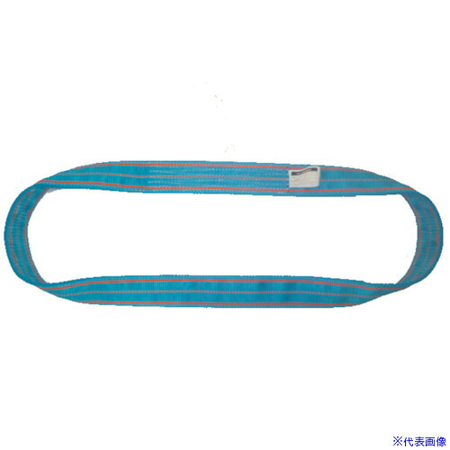 ■TESAC ブルースリング(JIS3等級・エンドレス形)荷重12.5t全長3.5m 3N200X3.5(4103539)[送料別途見積り][法人・事業所限定][外直送]｜ファーストFACTORY