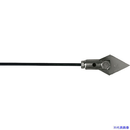 ■KANTOOL 排水管掃除機用部品 Q－Bスピアヘッド PB63R(4108691)[法人限定][外直送元]