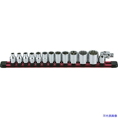 ■ミトロイ 3/8 ソケットレンチセット mm12コマ 14点 SH314M(4113514)[送料別途お見積り][法人限定][掲外取寄]｜ファーストFACTORY