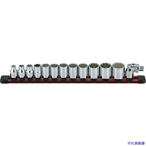■ミトロイ 3/8 ソケットレンチセット インチ12コマ14点 SH314(4113534)[送料別途お見積り][法人限定][掲外取寄]