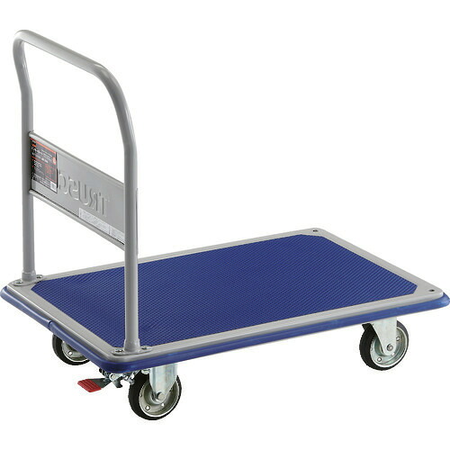 ■TRUSCO プレス製台車 ドンキーカート 固定式915×615 ストッパー付 302NS(4145429)[送料別途お見積り][法人限定]