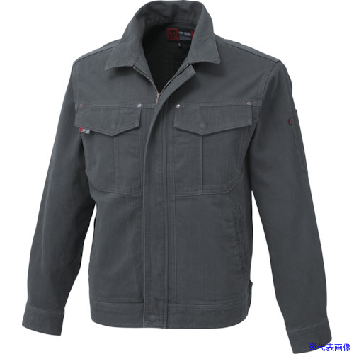■CHUSAN 長袖ブルゾン ムーングレー LL 790941LL(4166593)[送料別途見積り][法人・事業所限定][掲外取寄]