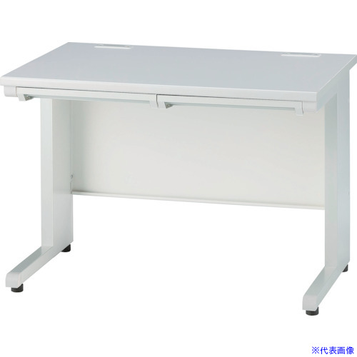 ■イノウエ 平机 W1000D700H700 本体ホワイト/天板ホワイト GSHW107WH(4180024)[送料別途見積り][法人・事業所限定][外直送]