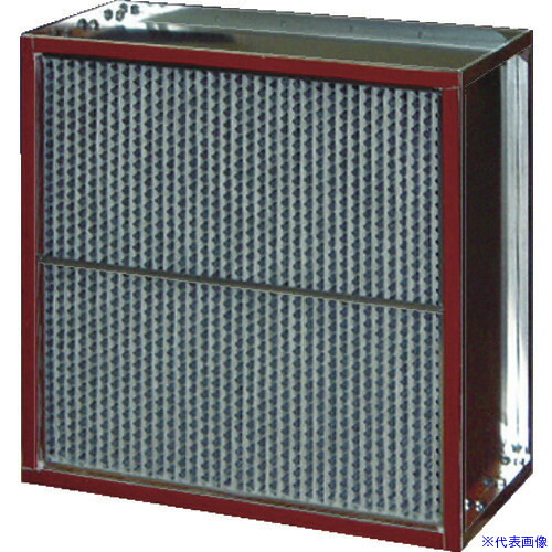 ■日本無機 耐熱180度中性能エアフィルタ アストロン 610&times;610&times;150 ASTE2860ES4(4186605)[送料別途お見積り][法人限定][直送]｜ファーストFACTORY