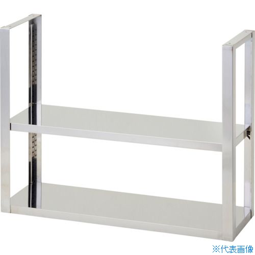 ■アズマ ステンレス吊下棚二段 900×300×700 TF2S900300(4190354)[法人限定][外直送元]