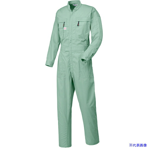 ■AUTO&minus;BI SS(春夏)モデル つなぎ服5700&minus;102アースグリーン&minus;B5L 5700102B5L(4190914)[送料別途お見積り][法人限定][掲外取寄]｜ファーストFACTORY