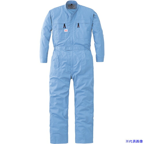 ■AUTO&minus;BI SS(春夏)モデル つなぎ服5700&minus;004スカイブルー&minus;B5L 5700004B5L(4190928)[送料別途お見積り][法人限定][掲外取寄]｜ファーストFACTORY 8,013円