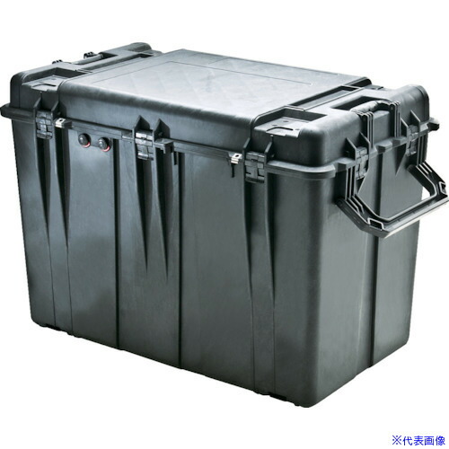 ■PELICAN ラージケース 0500 (フォームなし)黒 1014×595×727 0500NFBK(4204921)[送料別途お見積り][法人限定]