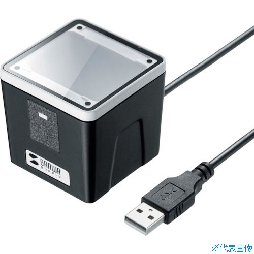 ■SANWA 2次元バーコードリーダー(卓上タイプ) BCR2D7(4210097)[法人限定][外直送元]｜ファーストFACTORY