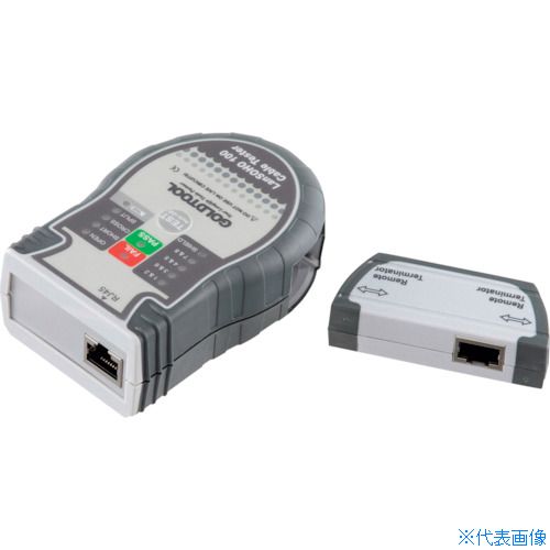 ■SANWA LANケーブルテスター LANTCT100N(4223987)[送料別途お見積り][法人限定][掲外取寄]
