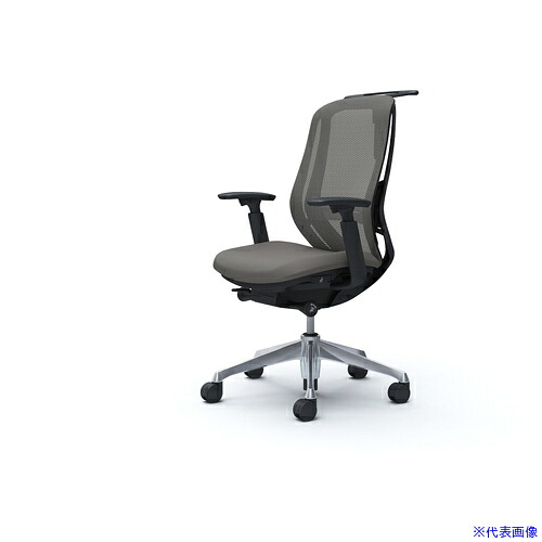 ■OKAMURA シルフィー 可動肘 背メッシュ ハイ ブラックボディ ハンガー有 ランバー有 アルミ脚 C686BSFMR2(4253209)[送料別途お見積り][法人限定][外直送]｜ファーストFACTORY