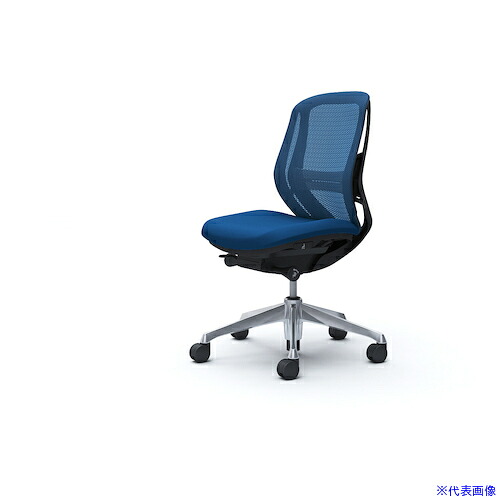 ■OKAMURA シルフィー 肘なし 背メッシュ ロー ブラックボディ ハンガー無 ランバー有 アルミ脚 C631BSFMP3(4259676)[送料別途お見積り][法人限定][外直送]