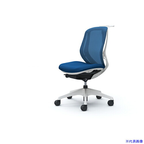 ■OKAMURA シルフィー 肘なし 背メッシュ ロー ホワイトボディ ハンガー有 ランバー無 樹脂脚 C632XWFMP3(4259707)[送料別途お見積り][法人限定][外直送]｜ファーストFACTORY