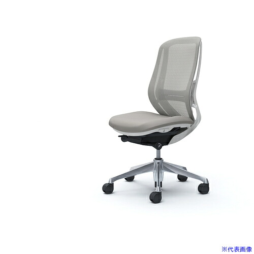 ■OKAMURA シルフィー 肘なし 背メッシュ ハイ ホワイトボディ ハンガー無 ランバー有 アルミ脚 C635BZFMR3(4259747)[送料別途お見積り][法人限定][外直送]｜ファーストFACTORY 53,856円