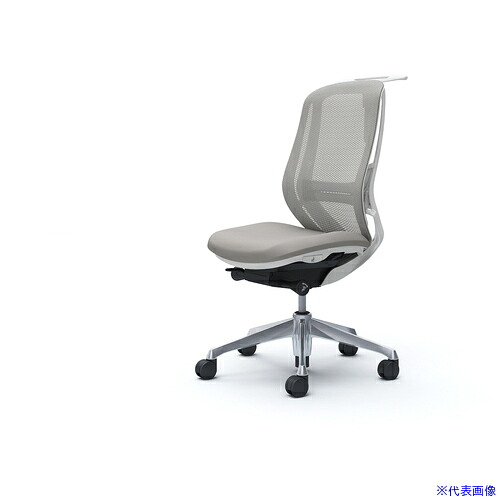 ■OKAMURA シルフィー 肘なし 背メッシュ ハイ ホワイトボディ ハンガー有 ランバー有 アルミ脚 C636BZFMR3(4261340)[送料別途お見積り][法人限定][外直送]