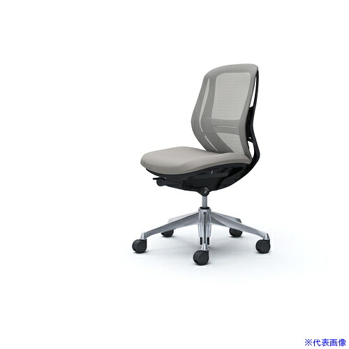 ■OKAMURA シルフィー 肘なし 背メッシュ ロー ブラックボディ ハンガー無 ランバー有 アルミ脚 C631BSFMR3(4264489)[送料別途お見積り][法人限定][外直送]