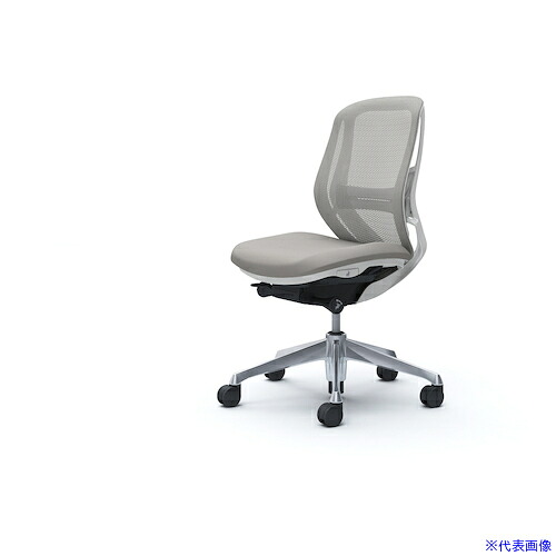 ■OKAMURA シルフィー 肘なし 背メッシュ ロー ホワイトボディ ハンガー無 ランバー有 アルミ脚 C631BZFMR3(4269190)[送料別途お見積り][法人限定][外直送]｜ファーストFACTORY