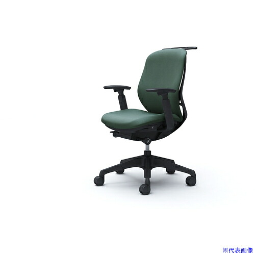 ■OKAMURA シルフィー 可動肘 背クッション ロー ブラックボディ ハンガー有 ランバー無 樹脂脚 C684XRFXW5(4269222)[送料別途お見積り][法人限定][外直送]