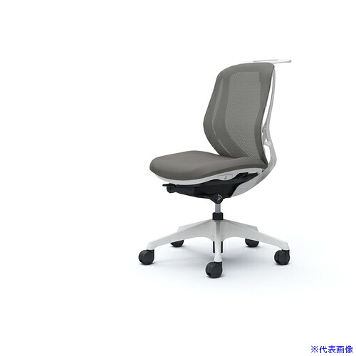 ■OKAMURA シルフィー 肘なし 背メッシュ ロー ホワイトボディ ハンガー有 ランバー無 樹脂脚 C632XWFMR2(4270775)[送料別途お見積り][法人限定][外直送]｜ファーストFACTORY