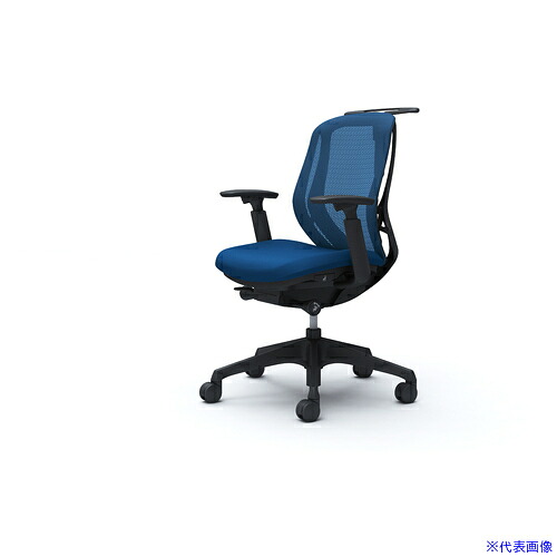 ■OKAMURA シルフィー 可動肘 背メッシュ ロー ブラックボディ ハンガー有 ランバー無 樹脂脚 C682XRFMP3(4270816)[送料別途お見積り][法人限定][外直送]