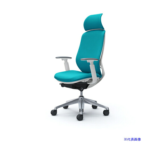 ■OKAMURA シルフィー可動肘 背クッションEXハイ ホワイトボディ ハンガー無 ランバー無 アルミ脚 C68CBWFSG6(4272292)[送料別途お見積り][法人限定][外直送]｜ファーストFACTORY