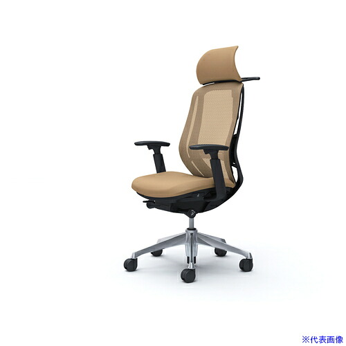 ■OKAMURA シルフィー可動肘 背メッシュEXハイ ブラックボディ ハンガー有 ランバー有 アルミ脚 C68BBSFMP7(4272296)[送料別途お見積り][法人限定][外直送]