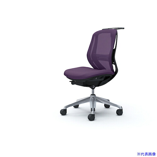 ■OKAMURA シルフィー 肘なし 背メッシュ ロー ブラックボディ ハンガー有 ランバー有 アルミ脚 C632BSFMP0(4272364)[送料別途お見積り][法人限定][外直送]