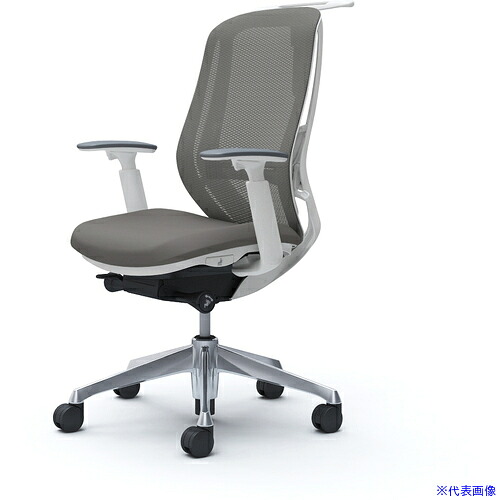 ■OKAMURA シルフィー 可動肘 背メッシュ ハイ ホワイトボディ ハンガー有 ランバー有 アルミ脚 C686BZFMR2(4273804)[送料別途お見積り][法人限定][外直送]｜ファーストFACTORY