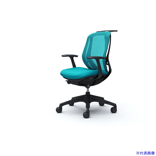 ■OKAMURA シルフィー 固定肘 背メッシュ ロー ブラックボディ ハンガー有 ランバー無 樹脂脚 C642XRFMR6(4273989)[送料別途お見積り][法人限定][外直送]｜ファーストFACTORY