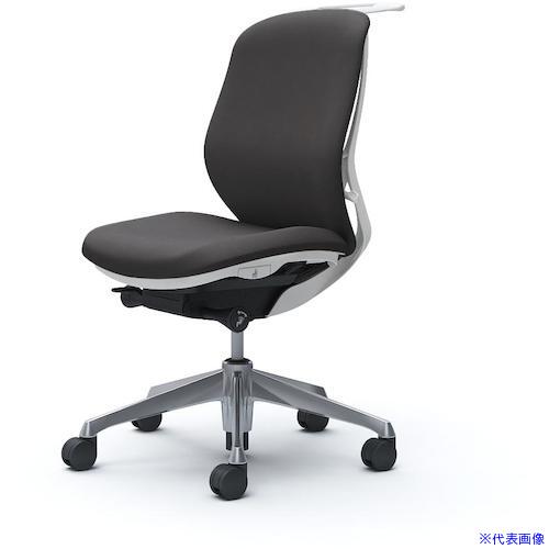 ■OKAMURA シルフィー 肘なし 背クッション ロー ホワイトボディ ハンガー有 ランバー無 アルミ脚 C634BWFXW0(4275523)[送料別途お見積り][法人限定][外直送]