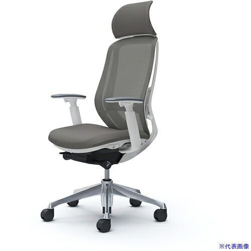 ■OKAMURA シルフィー 可動肘 背メッシュEXハイ ホワイトボディ ハンガー無 ランバー有 アルミ脚 C68ABZFMR2(4276946)[送料別途お見積り][法人限定][外直送]｜ファーストFACTORY