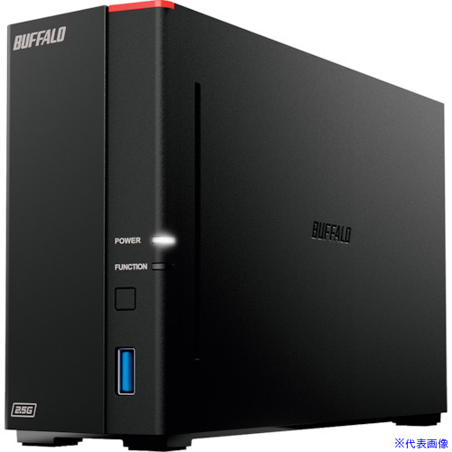 ■BUFFALO リンクステーション SOHO向け LS710DNB ネットワークHDD 1ベイ 4TB LS710DN0401B(4293626)[送料別途お見積り][法人限定][掲外取寄]