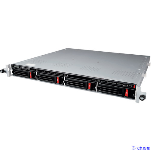 ■バッファロー TeraStation TS3420RNシリーズ 4ベイラックマウントNAS 8TB TS3420RN0804(4298384)[送料別途見積り][法人・事業所限定][掲外取寄]