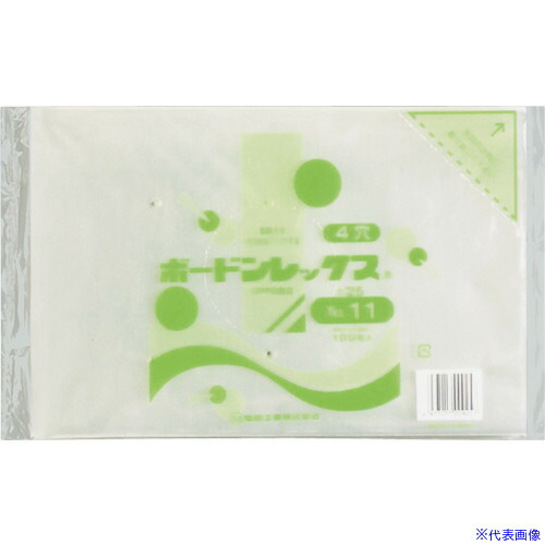 ■福助 ボードンレックス#25NO.11 4穴 100枚入 0450601(4325174)×50[送料別途お見積り][法人限定][掲外取寄]