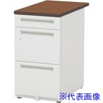 ■ウチダ SCAENA H700/脇デスク SS047A4－3SK OW/DF 51161835(4331824)[送料別途お見積り][法人限定][外直送]