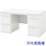 ■ウチダ SCAENA/両袖デスクSK166A4&minus;33SK OW/PW 51101110(4333199)[送料別途お見積り][法人限定][外直送]｜ファーストFACTORY
