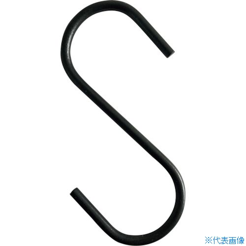 ■TRUSCO まとめ買い Sフック スチール製 300mm 黒 60個 TSTS5300BKBOX(4336793)
