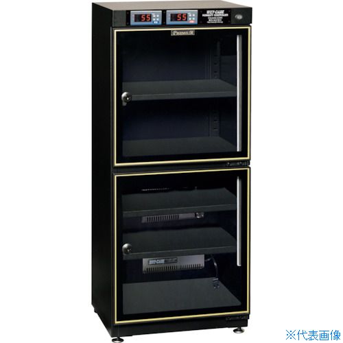 ■トーリハン 恒湿庫 ウエット・キャビ(50～75%RH) 除湿・加湿タイプ BLACKシリーズ 防湿庫 WET112(4343849)[送料別途お見積り][法人限定][外直送]