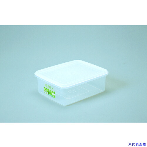 ■SANKO pla 054340 食品保存容器 ディーパック D10 Na ナチュラル 250×310×115 54340(4357976)×24[送料別途お見積り][法人限定][外直送]