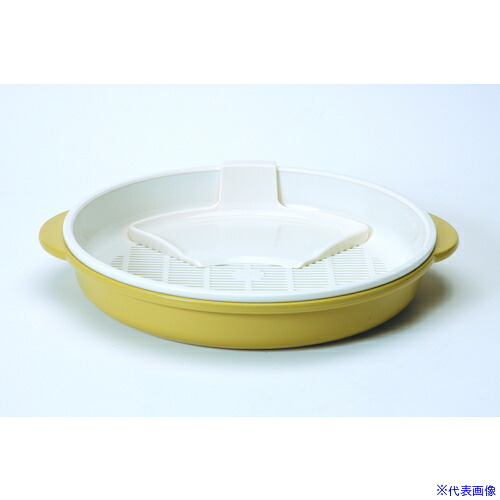 ■SANKO pla 051134 ざる なべ上手 丸型 Y Y 415×パイ376×70 51134(4359600)×20[送料別途お見積り][法人限定][外直送]